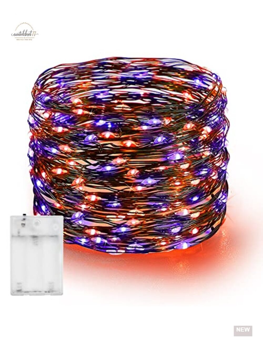 Fairy String Lights 60 LED 20FT Battery Operated Waterproof Halloween Outdoor